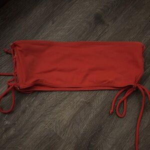 PacSun Red Bandeau Bikini Top